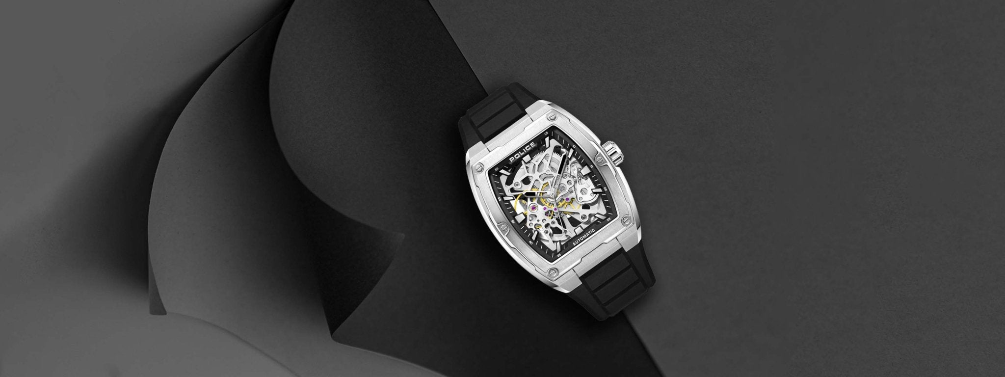 Police on sale mechanical watch