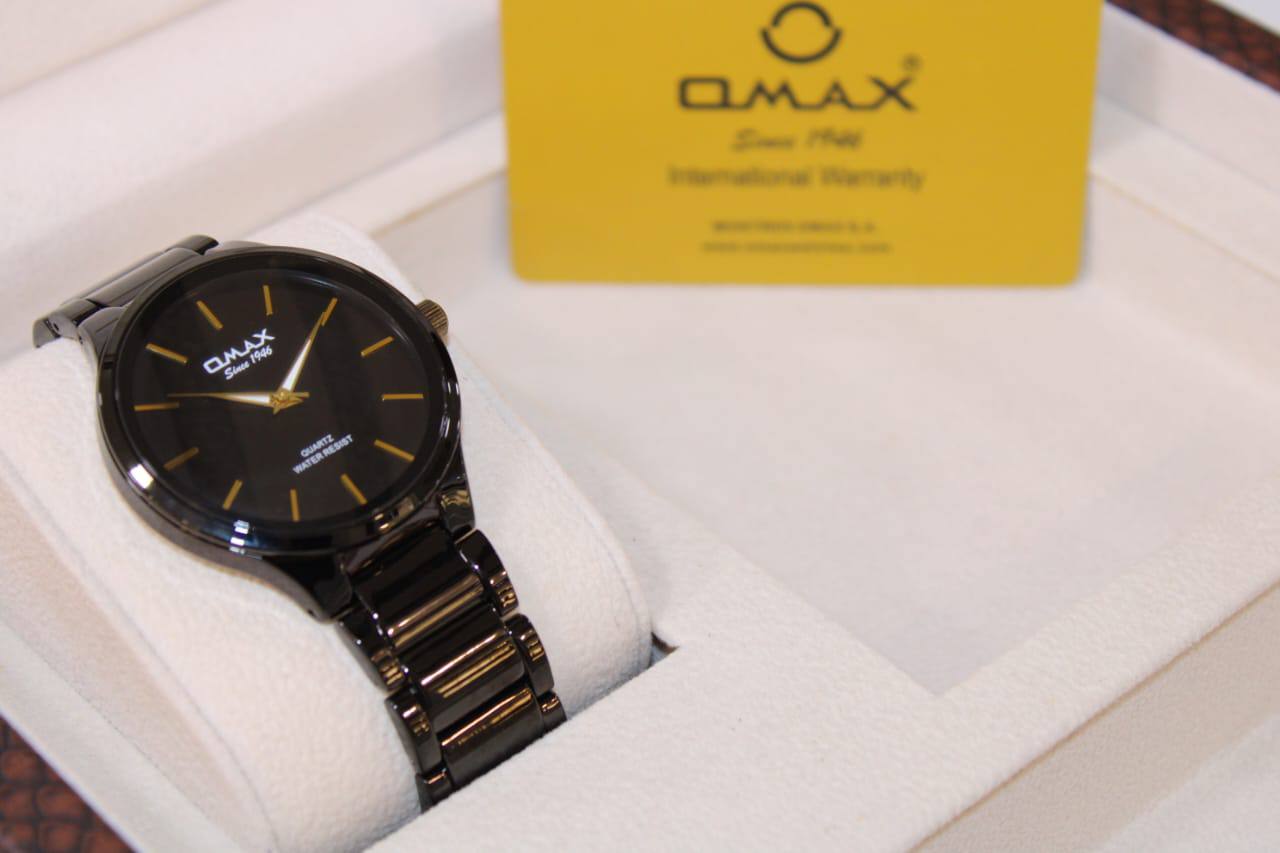 Omax stainless outlet steel watch price